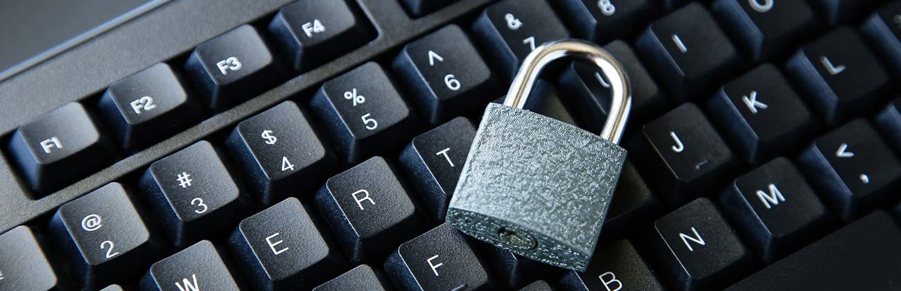 keyboard on padlock Page Banner 
