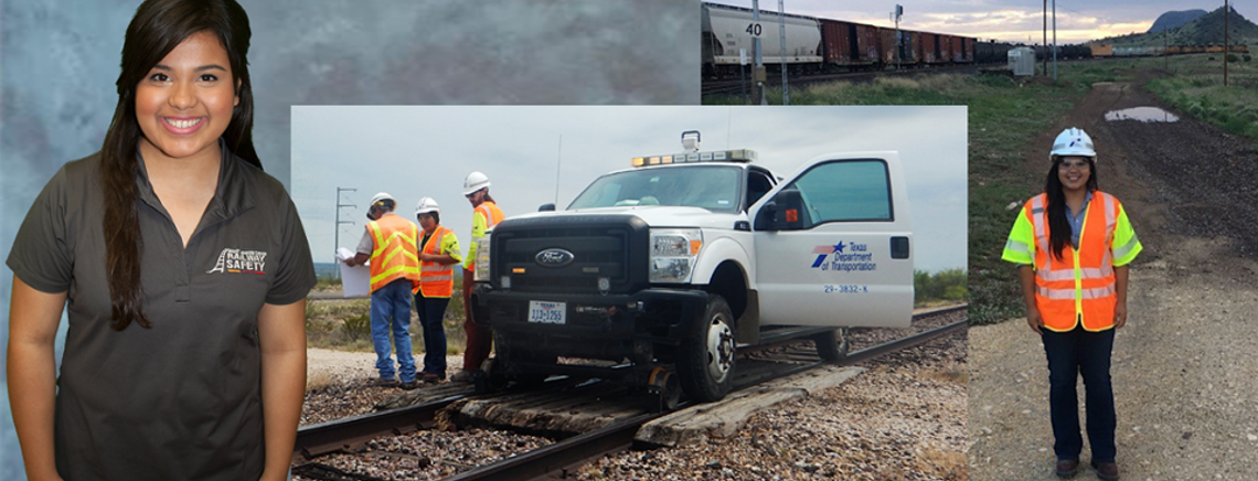 workers on a railroad track