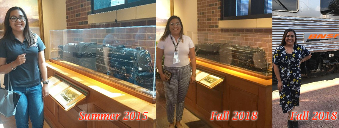 Journey of Melissa Martinez from UTCRS REU participant to BNSF Railway Engineer