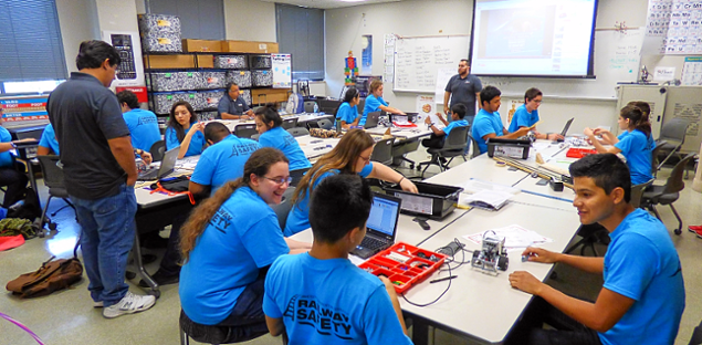 University Transportation Center for Railway Safety (UTCRS)  Engineering Summer Program group