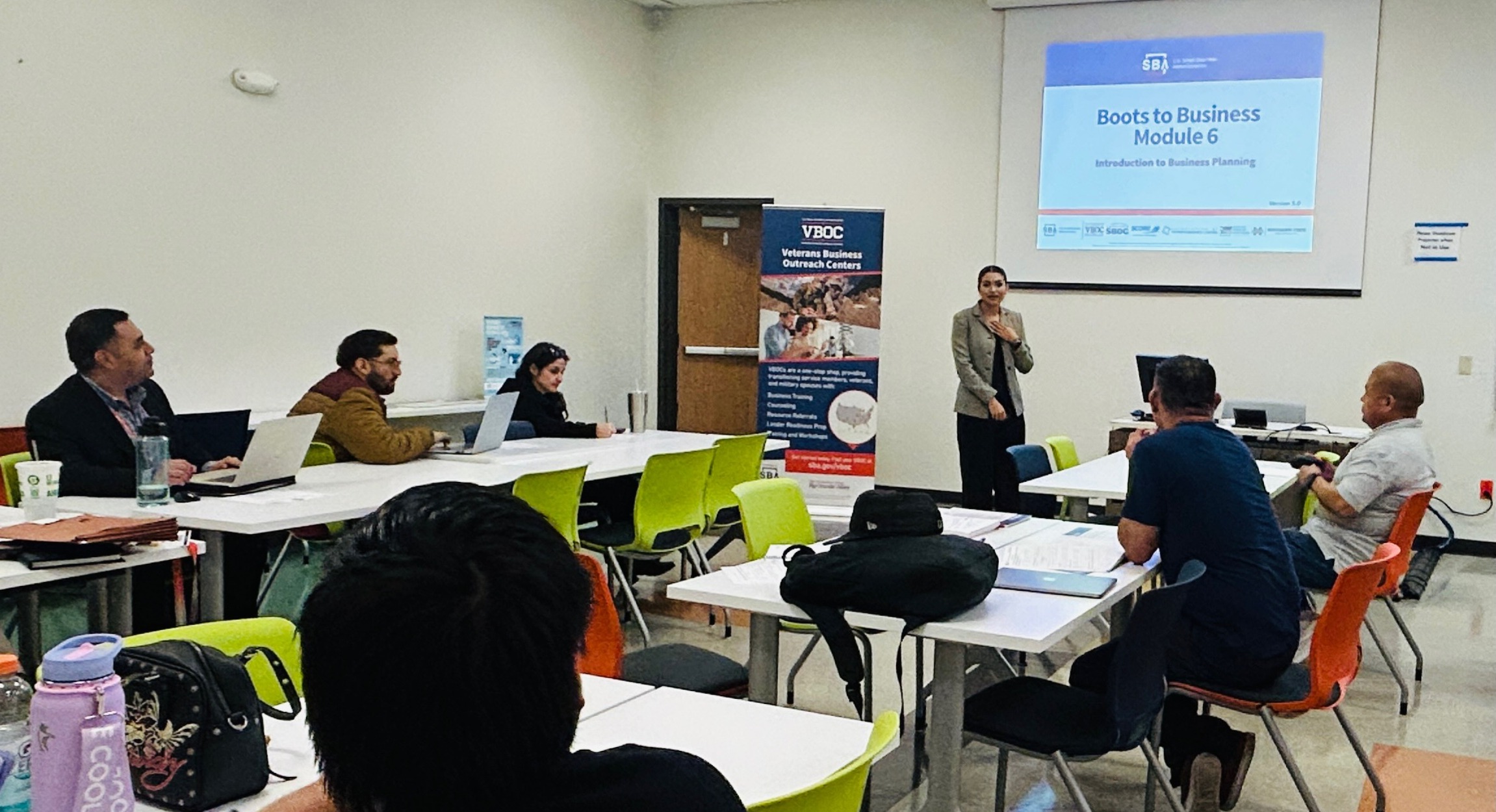 Presenting a training