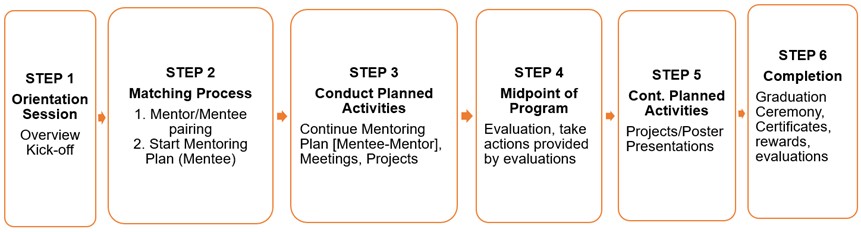 Mentoring Program Timeline Steps