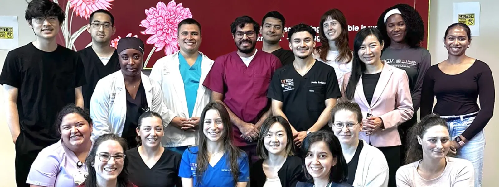 Group photo of SOPM students.