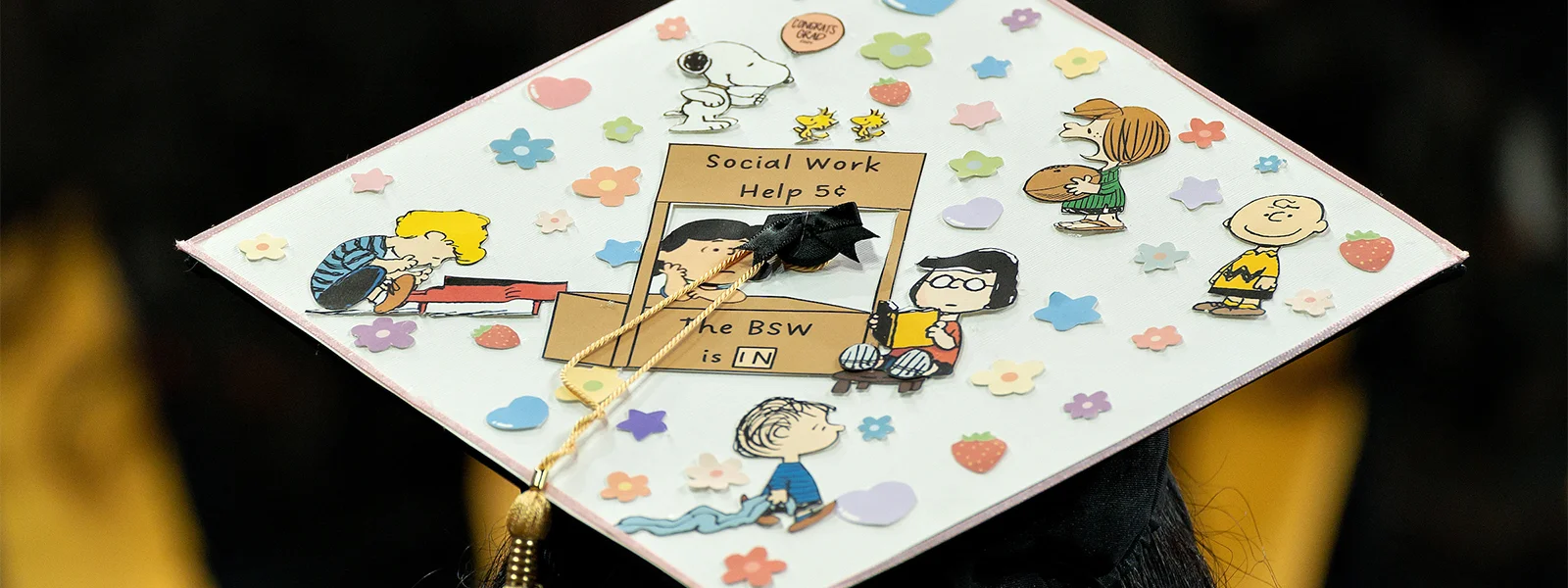 Graduation cap decorated