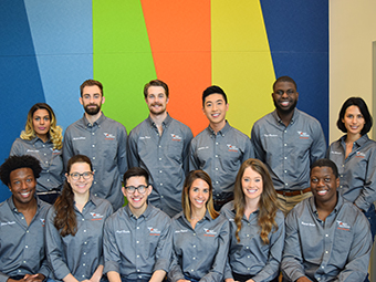 Group photo of student ambassadors