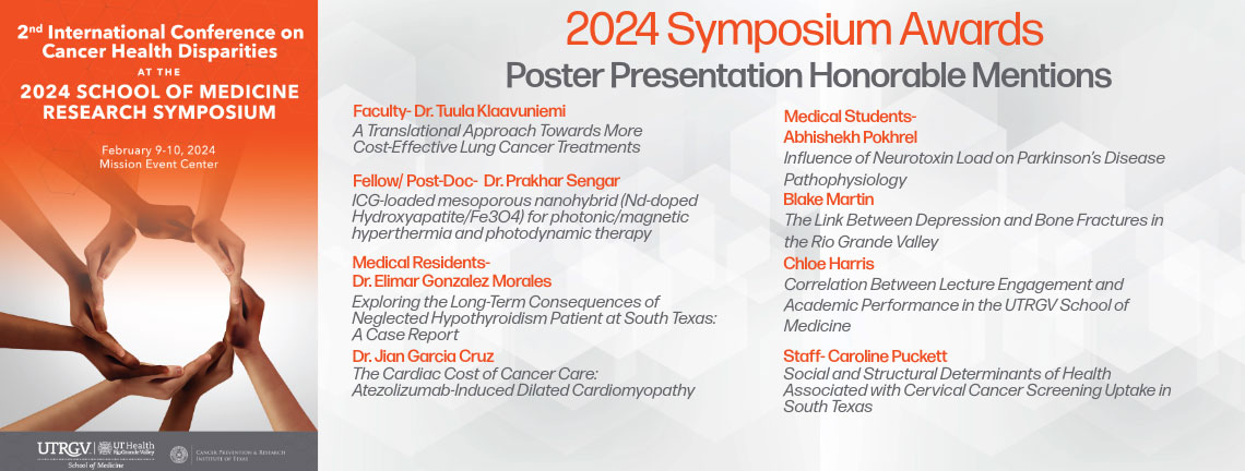 2024 ICCHD Poster Presnation Honorable Mentions