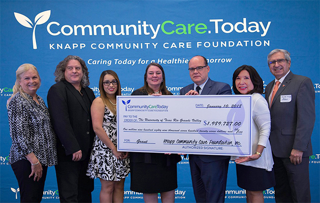 Knapp Community Care Foundation gives UTRGV nearly $2 million for genomic research center in Mid-Valley