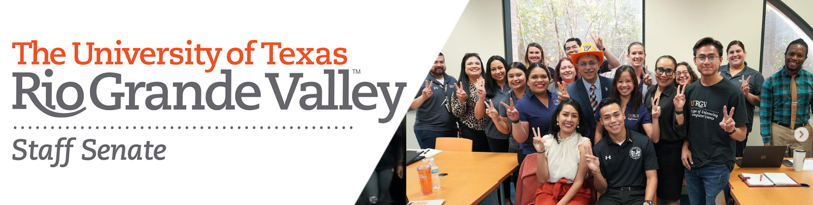 UTRGV Staff Senate Group Photo Page Banner 