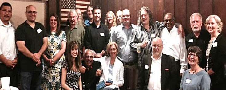 STDOI faculty gathered with Founding Dean Francisco Fernandez