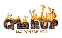 Q in it Up BBQ Done Right logo Page Banner 