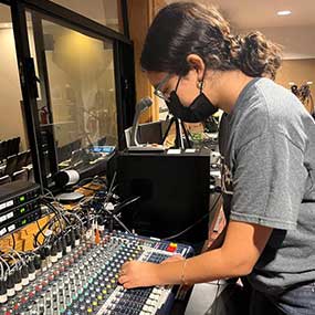 staff at the control room