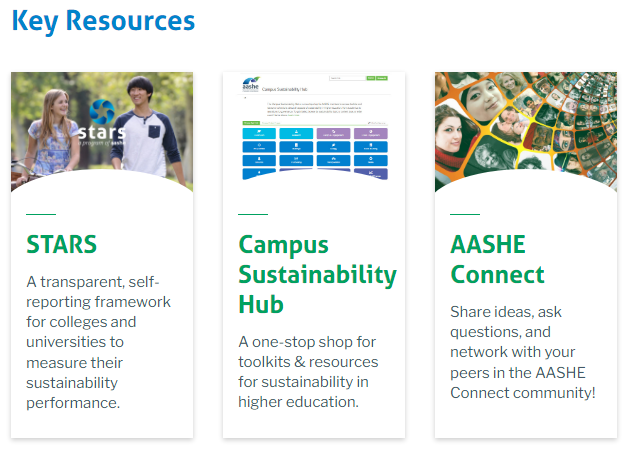 AASHE Key Resources