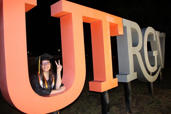 Samantha Colunga, a UTRGV environmental science major, will be earning her bachelor’s degree at UTRGV’s in-person commencement on Saturday, Dec. 11, 2021, at the Bert Ogden Arena in Edinburg. (Courtesy Photo)