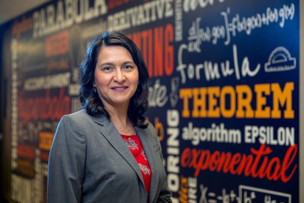 UTRGV endowed professor Dr. Cristina Villalobos has been awarded the 2024 M. Gweneth Humphreys Award by the Association for Women in Mathematics (AWM). (UTRGV Photo by Paul Chouy)