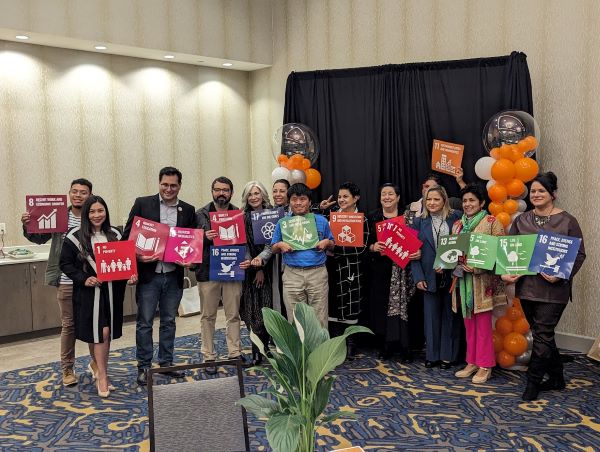 The 2023 International Center for Sustainability Across Curriculum Conference (ICSAC), held Nov. 11-12 at the Embassy Suites in McAllen, brought together UTRGV faculty for a weekend of learning and exchange. (UTRGV Photo from UTRGV Office for Sustainability)