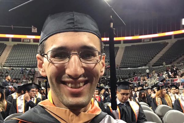 Jonah Goldberg, senior associate athletic director of Communications and Championships with UTRGV Athletics, will earn a second master's degree this Saturday as he is part of a group of employees who will be the first to earn a Master of Arts in Higher Education Administration degree. He earned his first master's degree at UTRGV in Fall 2019. (Courtesy Photo)