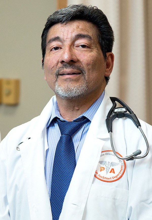Frank Ambriz, department chair and clinical associate professor, UTRGV Physician Assistant program. (UTRGV Photo by Paul Chouy)