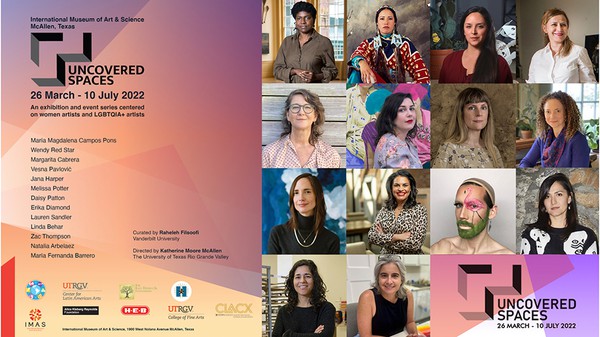 Uncovered Spaces, an exhibition and event series centered on female artists and LGBTQIA+ artists exploring the social structures that mediate everyday experiences, will be hosted by the International Museum of Art & Science (IMAS) from March 26 through July 10 in McAllen. (Courtesy Photo)