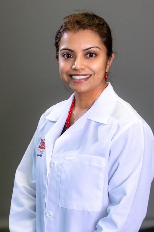 Dr. Nausheen Jamal, chair, UTRGV School of Medicine Department of Otolaryngology-Head and Neck Surgery. (UTRGV Photo by David Pike)
