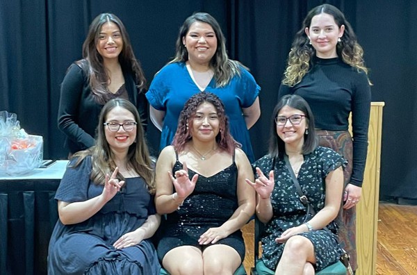 The first cohort of the ASLI program includes: Alexis Exinia, of Harlingen; Ana Lilia Hernandez, of Pharr; Kaitlyn Morales, of Brownsville; Cristela Garcia, of Edinburg; Delia Landeros, of Mission; Rebecca Villareal, of Brownsville; and Lizeth Garcia, of Monterrey, MX, who is not photographed. (Courtesy Photo)