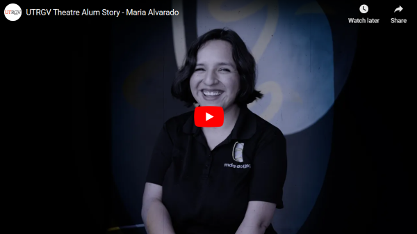 Maria Alvarado, a UTRGV theater performance graduate from Edinburg, had a passion for acting. She opened her own acting studio to help children, teens and adults who are interested in acting. (UTRGV Video)