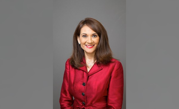 Veronica Gonzales, senior vice president for Governmental and Community Relations, who was recently named a 2021 Woman of Distinction by the Rio Grande Valley Hispanic Chamber of Commerce. (UTRGV Photo by Paul Chouy)