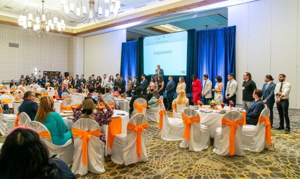 On Aug 4, 2023 the UTRGV School of Podiatric Medicine welcomed the second class to the school at the Harlingen Event Center. (UTRGV Photo by David Pike)