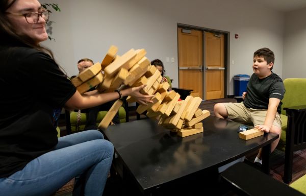 Team Mario, an organization dedicated to helping families and children affected by the autism spectrum disorder, held the annual Fun Fridays Summer Camp at UTRGV during the month of June. The organization is celebrating its 10-year anniversary of the camp this year. (UTRGV Photo by David Pike)
