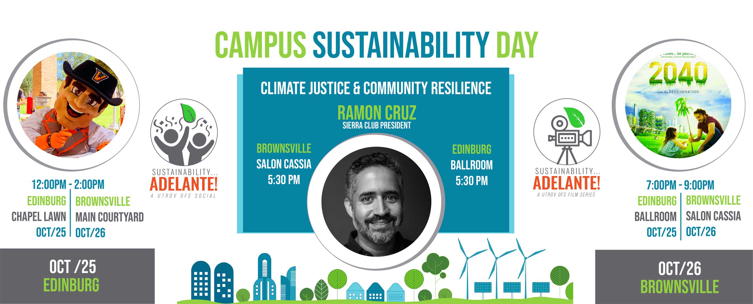 UTRGV Campus Sustainability Day Information