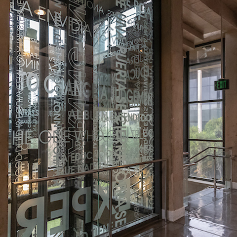 Photo inside of the education complex at UTRGV photo taken by David Pike