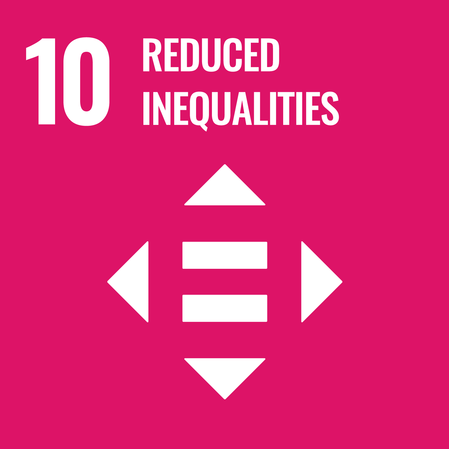 United Nations Sustainable Development Goal Number 10 Reduced Inequalities
