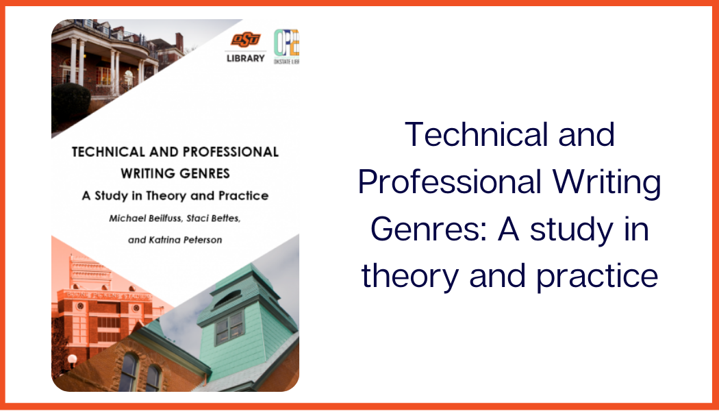 Technical and Professional Writing Genres: A study in theory and practice