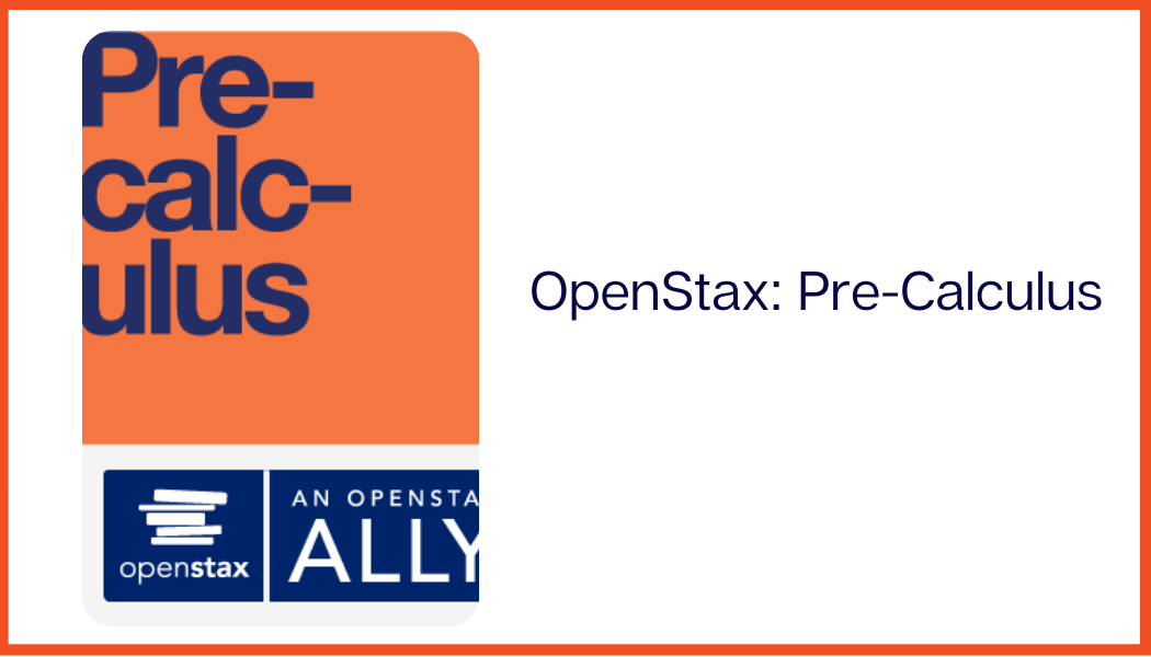 OpenStax: Pre-Calculus
