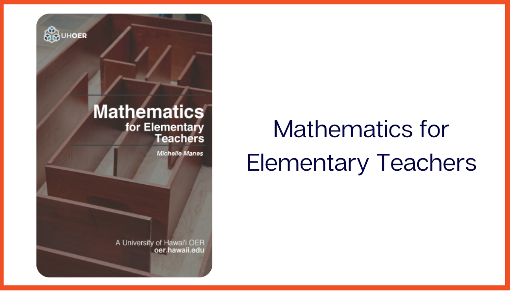 Mathematics for Elementary Teachers