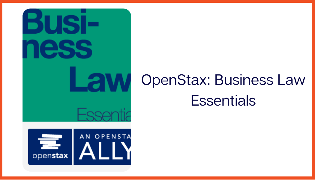 OpenStax: Business Law Essentials