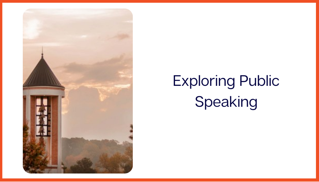 Exploring Public Speaking