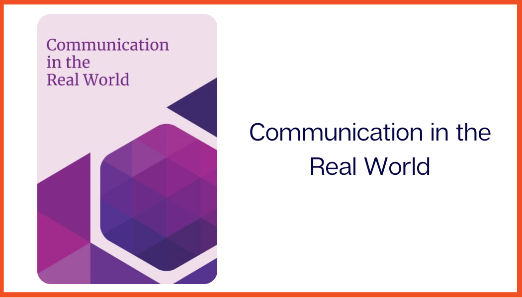 Communication in the Real World textbook cover
