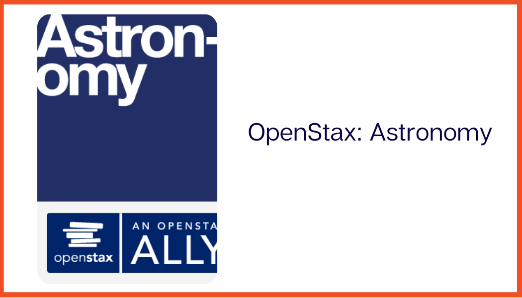OpenStax: Astronomy textbook cover