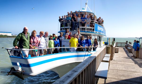 Previous Tour Participants on Boat Tour