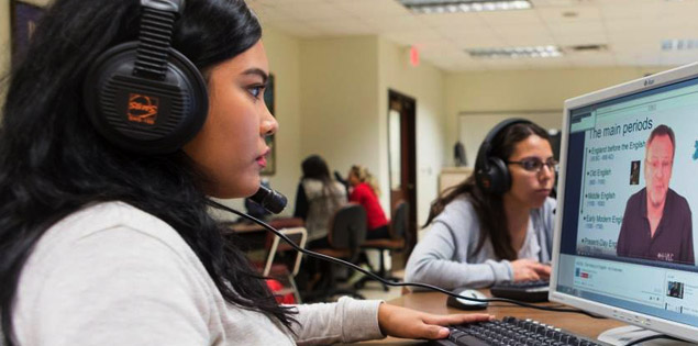 Students in Translating lab