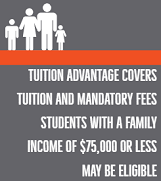 Click here to view the Guarenteed Tuition and Fees page. Guaranteed Tuition Plans Your tuition will not increase for 4 years.