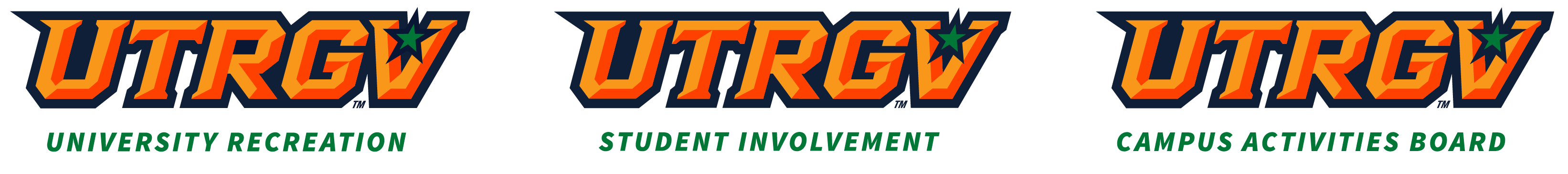 Athletics UTRGV Variations Logos