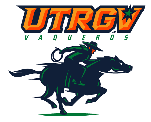 UTRGV Full Rider Vaqueros spirit logo