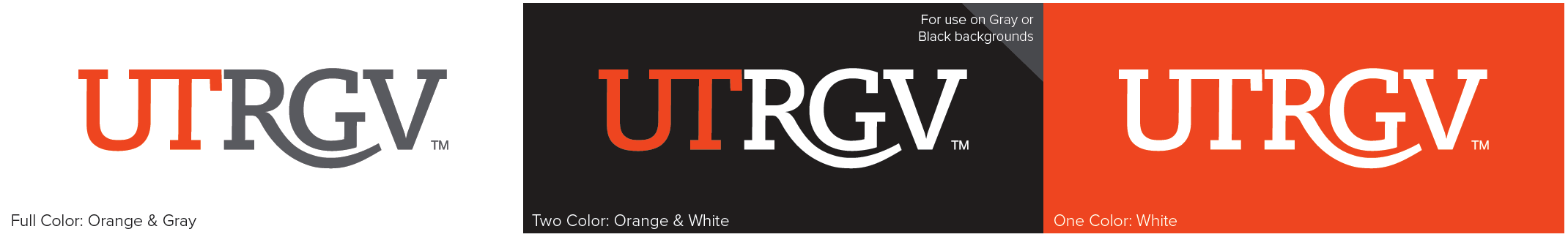 UTRGV Color Logos