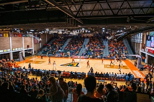 Basketball game in UTRGV Field House