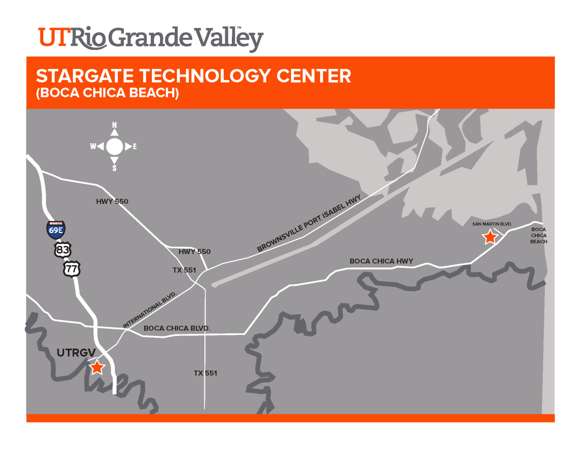 StarGate Facility (Boca Chica Beach) Map