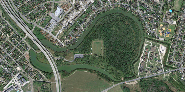 duck head aerial photo