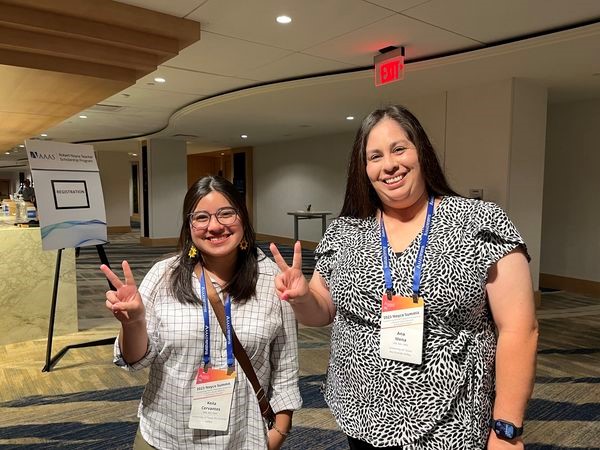 noyce grant recipients ana mena keila cervantes and ricardo ortega attended the 2023 annual noyce conference in washington