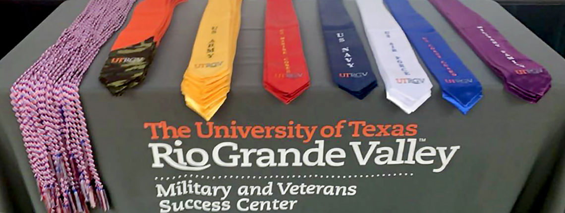 Military and Veterans Success Center Graduation Stoles