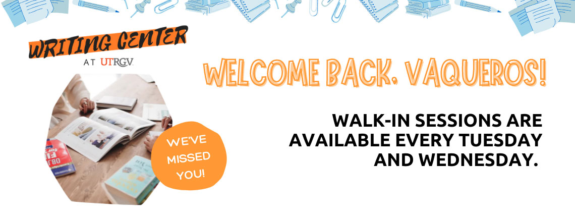 Walk in hours Page Banner 